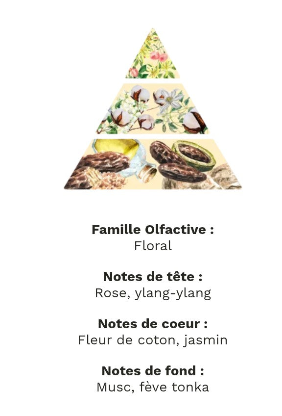 fondants parfumé fleurs de coton
