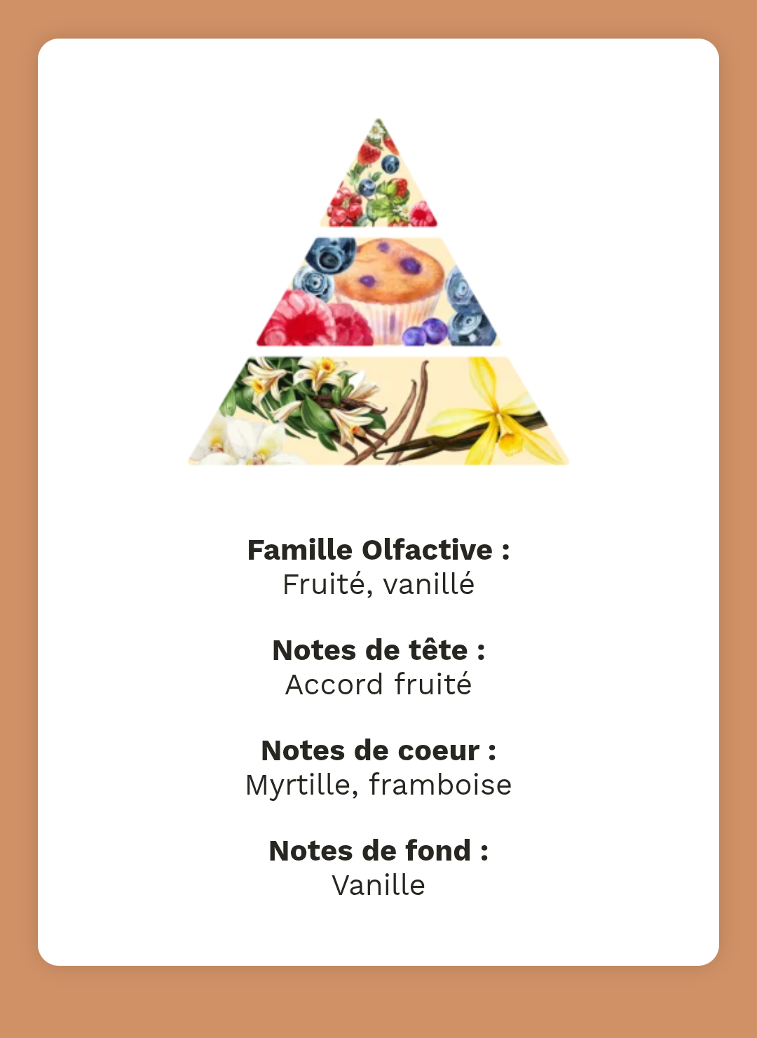 Fondants Parfumé Muffin aux myrtilles