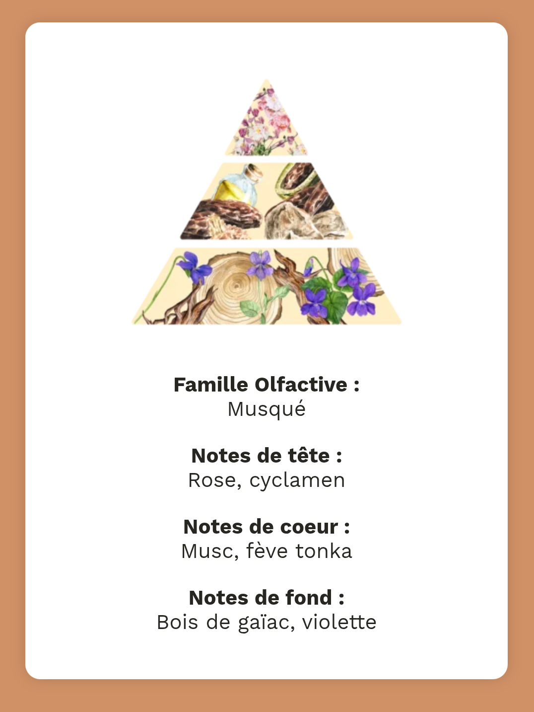 Fondant parfumé Musc