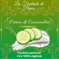 fondants parfumé crème de concombre