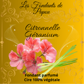 fondants citronelle géranium