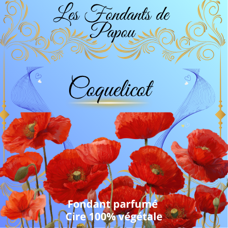 fondants parfumé Coquelicot