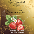 fondant parfumé fraise des bois