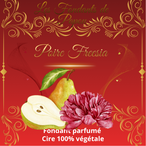 fondants parfumé poire freesia