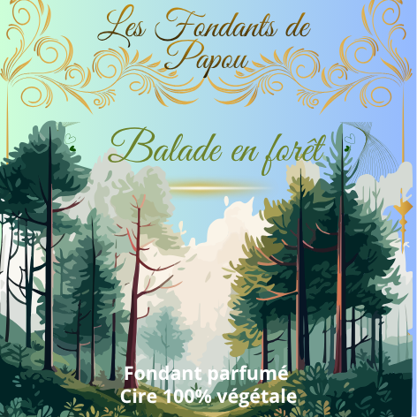 fondants parfumé balade en forêt