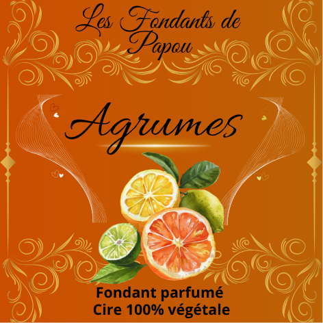 fondants parfumé agrume