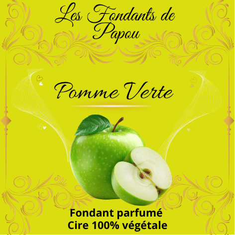 fondants parfumé pomme verte