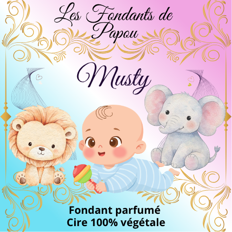Fondants Parfumé Musty odeur de bébé