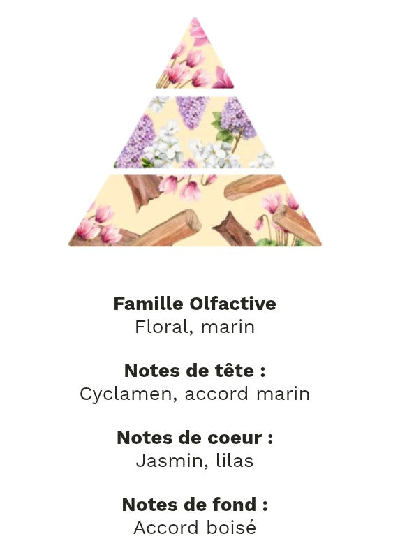 fondant parfumé cyclamèn sauvage