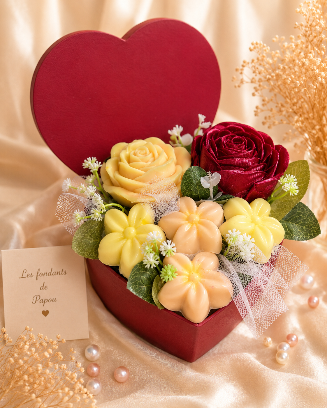 Coffret coeur taille S . senteur Agrumes
