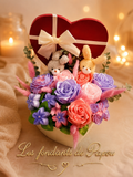 Coffret coeur L senteur violette