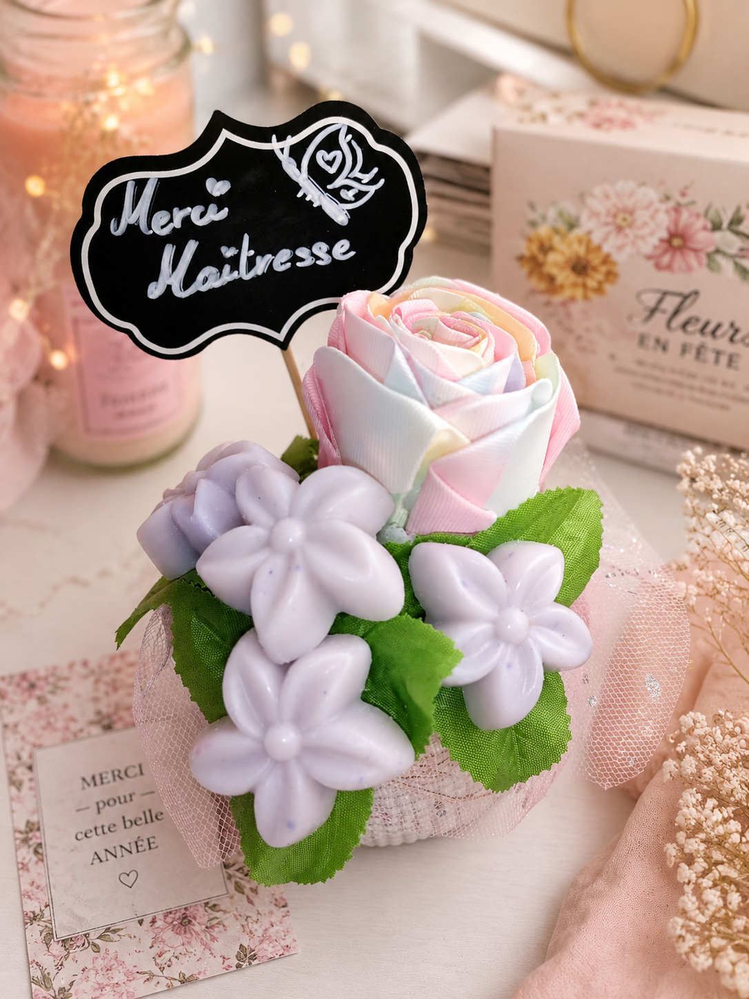 Composition fin d'année parfum licorne